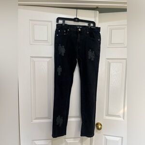 Homme + Femme Black  Male Female Icons Jeans Denim Pants Size 32x‎ 29